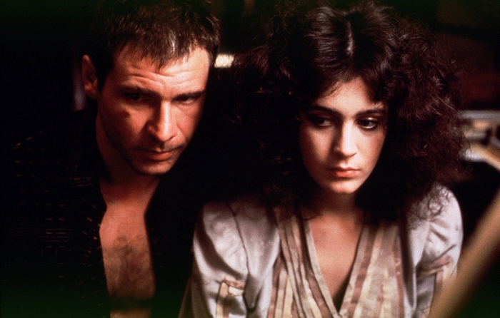 Harrison Ford and Sean Young in Blade Runner