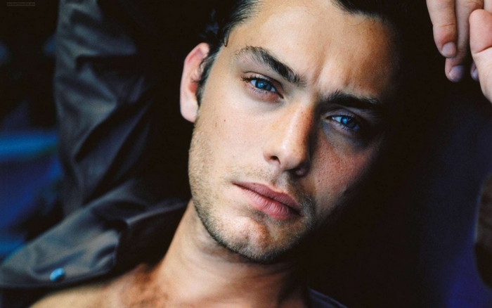 Jude Law close-up portrait