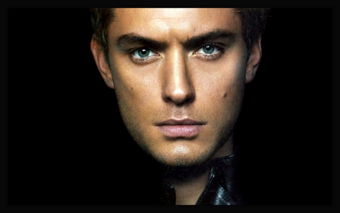 Jude Law close-up portrait