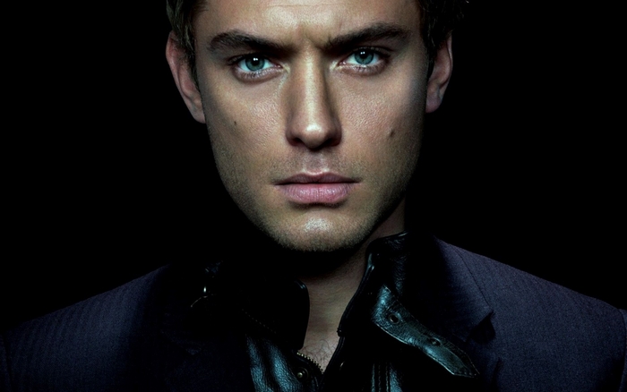 Jude Law close-up portrait