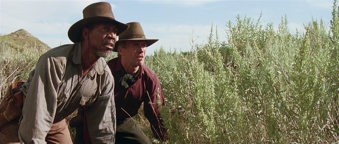Morgan Freeman and Clint Eastwood in the West