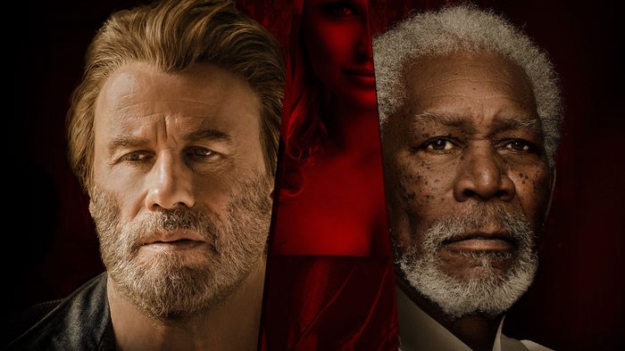 John Travolta and Morgan Freeman