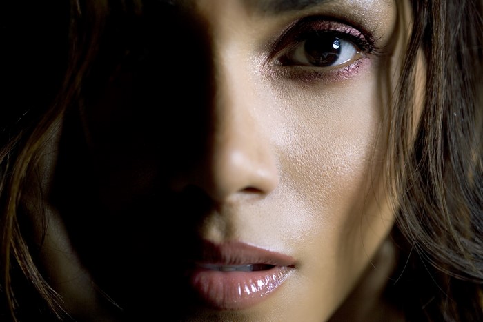 Halle Berry close-up portrait