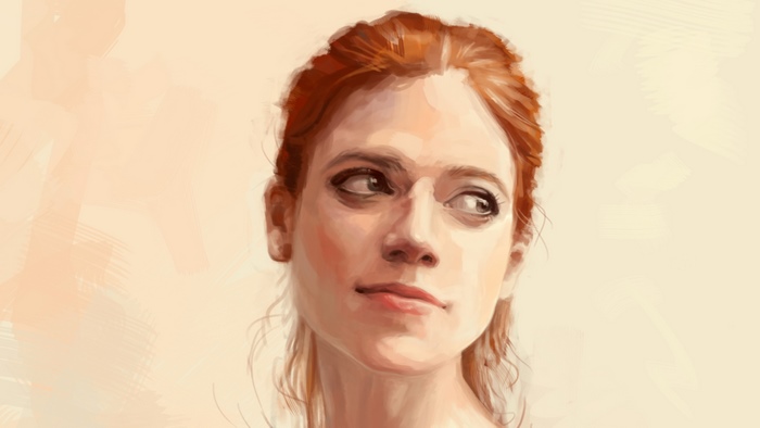 Rose Leslie portrait