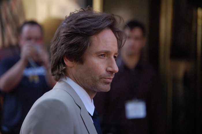David Duchovny in a suit
