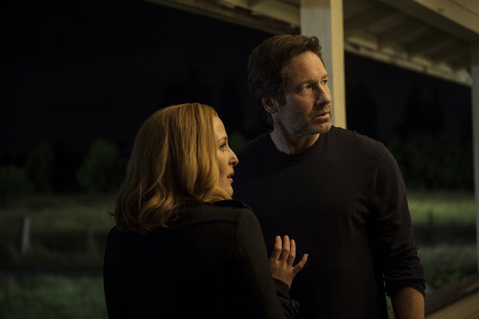 David Duchovny and Gillian Anderson