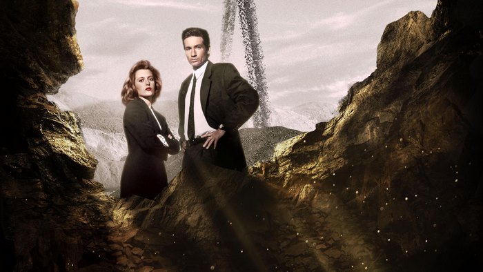 Fox Mulder and Dana Scully from The X-Files