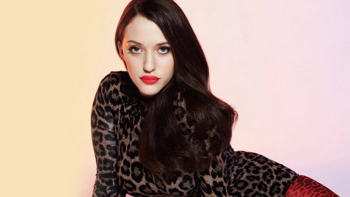 Kat Dennings in Leopard Print