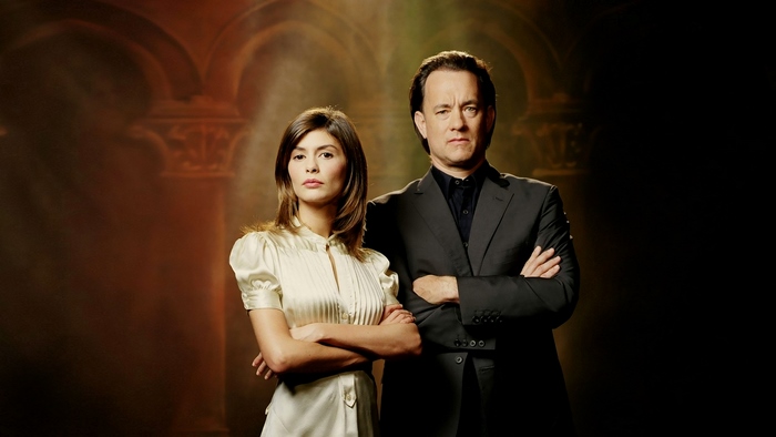 Tom Hanks and Audrey Tautou