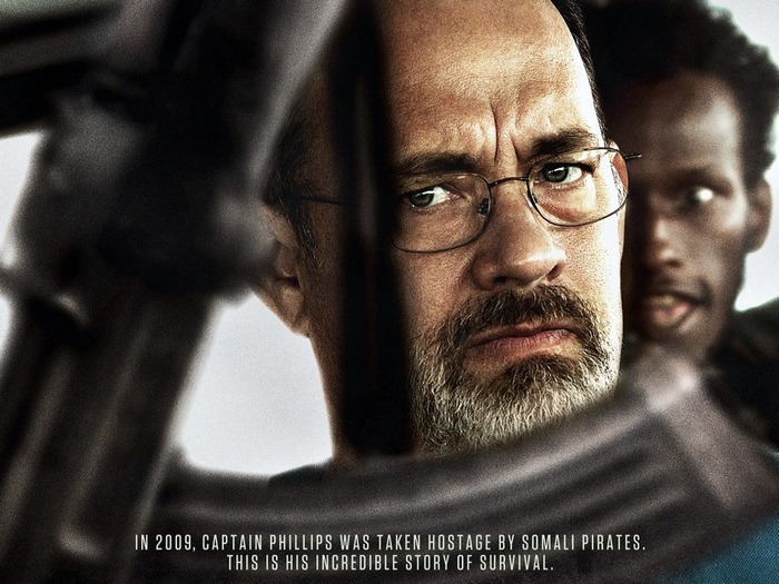 Captain Phillips movie poster with Tom Hanks