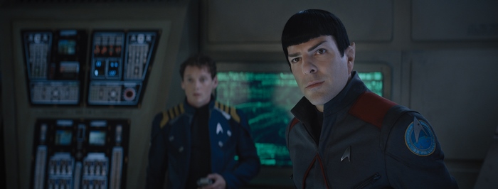 Spock and Uhura from Star Trek