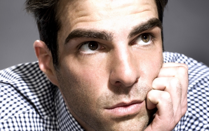 Zachary Quinto close-up portrait