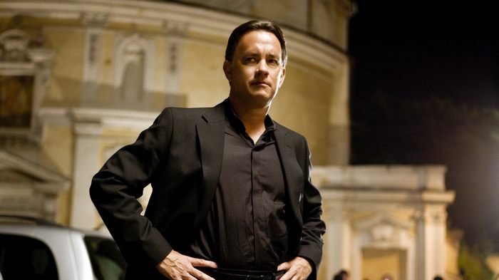 Tom Hanks in a black suit