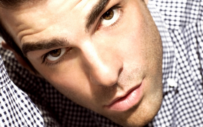 Zachary Quinto close-up portrait
