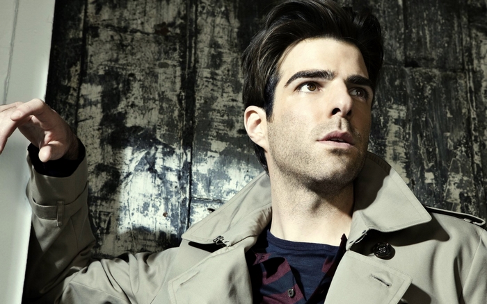 Zachary Quinto in a Trench Coat
