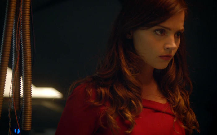 Jenna Coleman in Red