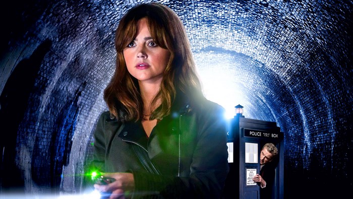 Jenna Coleman and Peter Capaldi from Doctor Who