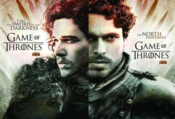 Jon Snow and Robb Stark from Game of Thrones