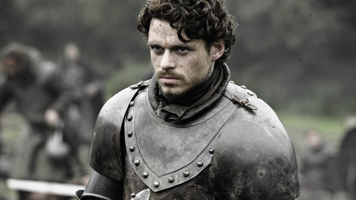 Richard Madden as Robb Stark in Game of Thrones