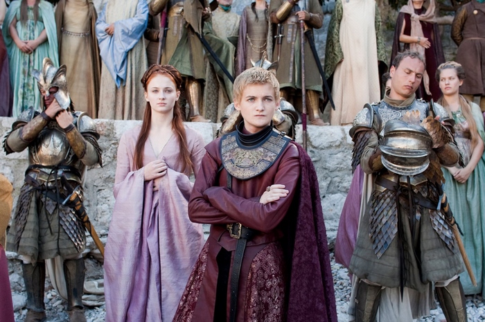 Joffrey Baratheon and Sansa Stark from Game of Thrones
