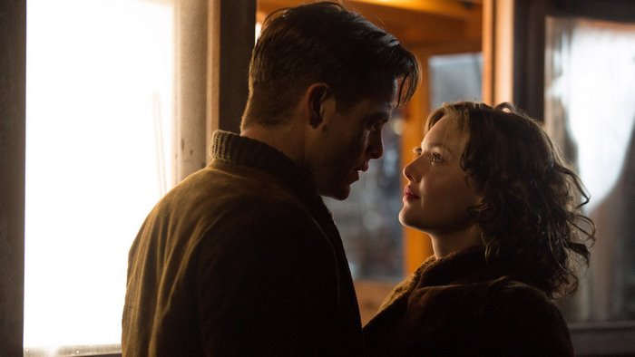 Chris Pine in a scene