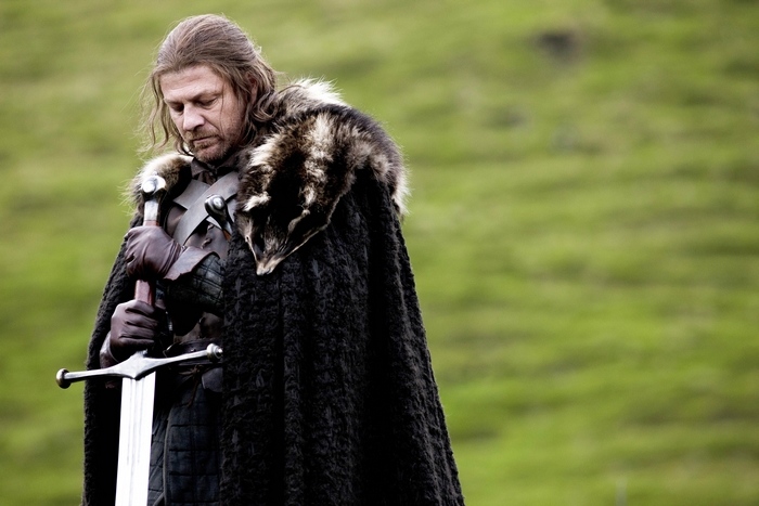 Sean Bean as Ned Stark in Game of Thrones