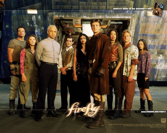 Firefly cast posing for a promotional image
