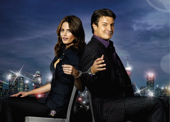 Nathan Fillion and Stana Katic from Castle