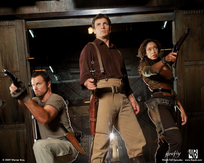 Mal Reynolds and Zoe Washburne from Firefly