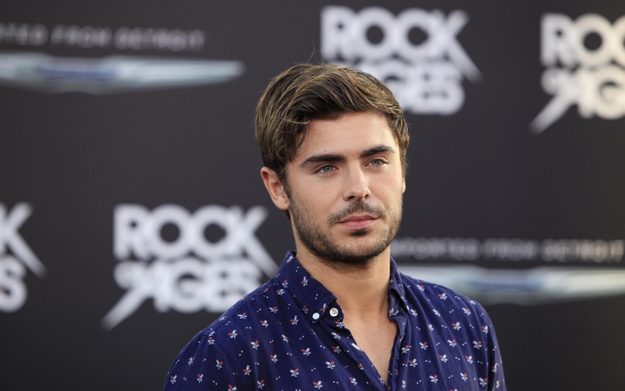 Zac Efron at Rock of Ages premiere