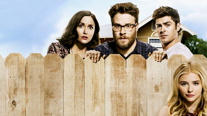 Neighbors Zac Efron Rose Byrne Seth Rogen Chloe Grace Moretz