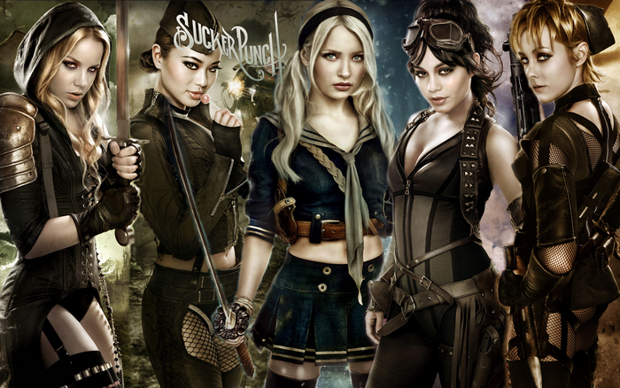 Sucker Punch movie poster with five women