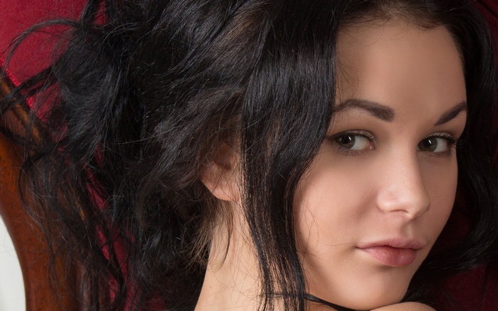 Close-up of a woman's face