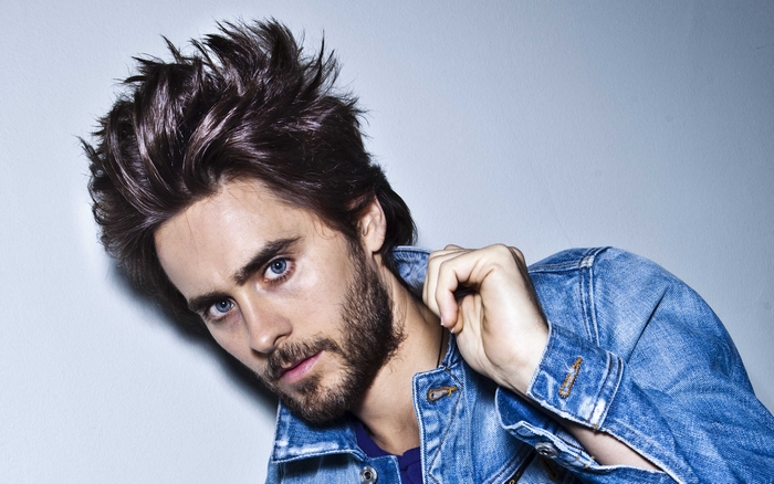 Jared Leto in Denim Jacket