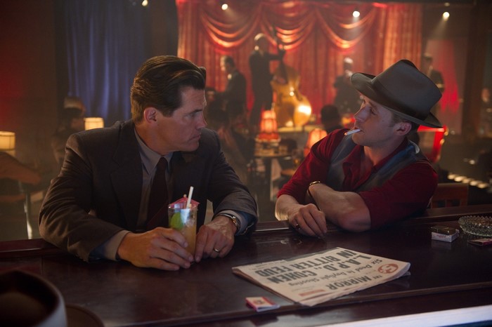 Josh Brolin and Ryan Gosling at a Bar