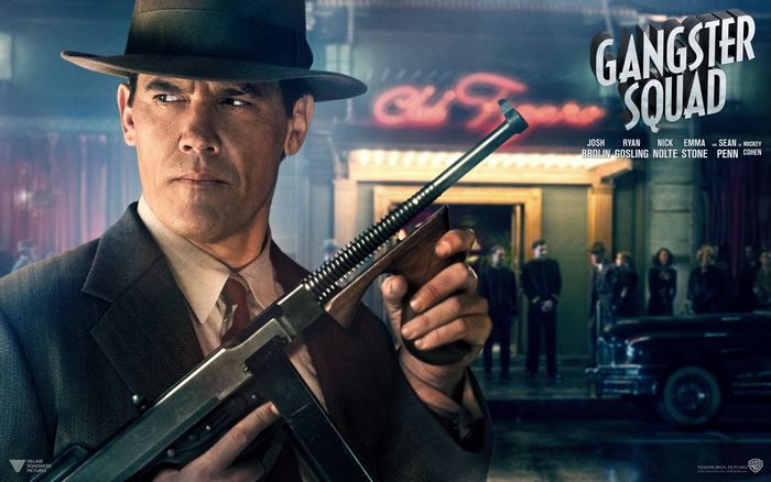 Gangster Squad movie poster with Josh Brolin