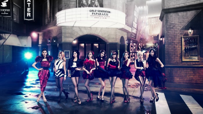 Girls' Generation Paparazzi K-pop group