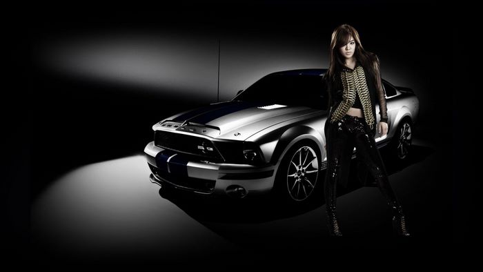 Girls Generation and Ford Mustang