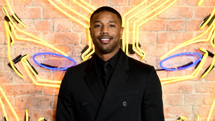 Michael B. Jordan in Black Suit