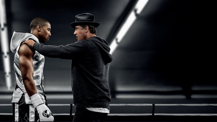 Michael B. Jordan and Sylvester Stallone in Creed