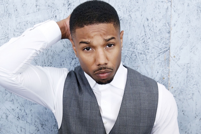 Michael B. Jordan in a Vest