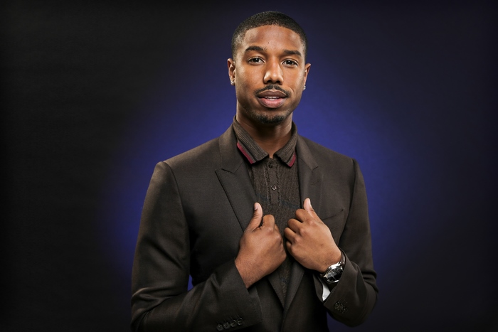 Michael B. Jordan in a suit