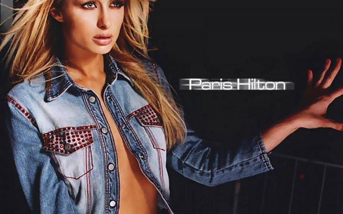 Paris Hilton in Denim Jacket