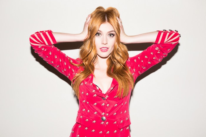 Katherine McNamara in Red Jacket