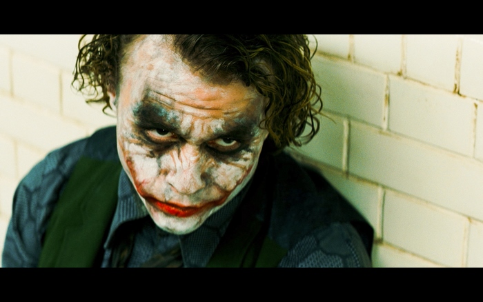 Heath Ledger as the Joker