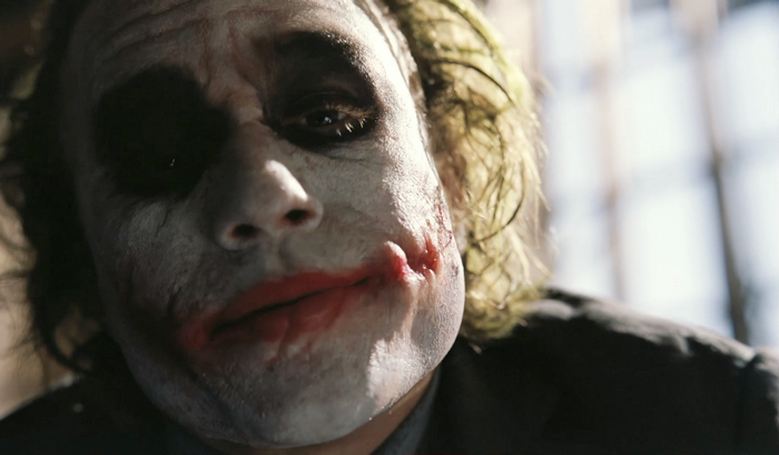 Heath Ledger as the Joker