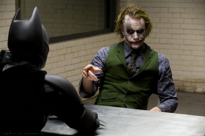 The Joker and Batman from The Dark Knight