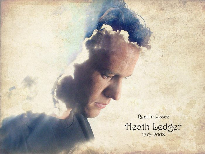 Heath Ledger memorial portrait