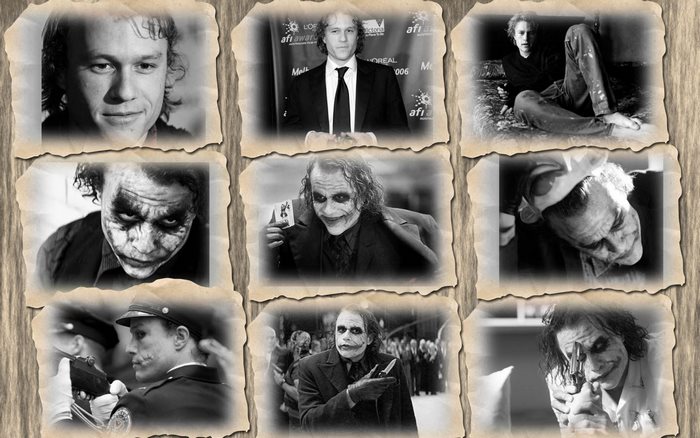 Heath Ledger as the Joker