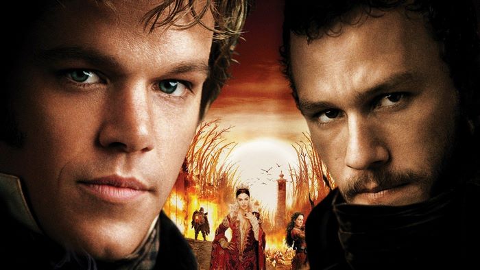 Heath Ledger and Matt Damon in The Brothers Grimm